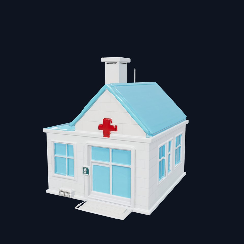 Modern Medical Clinic model pack